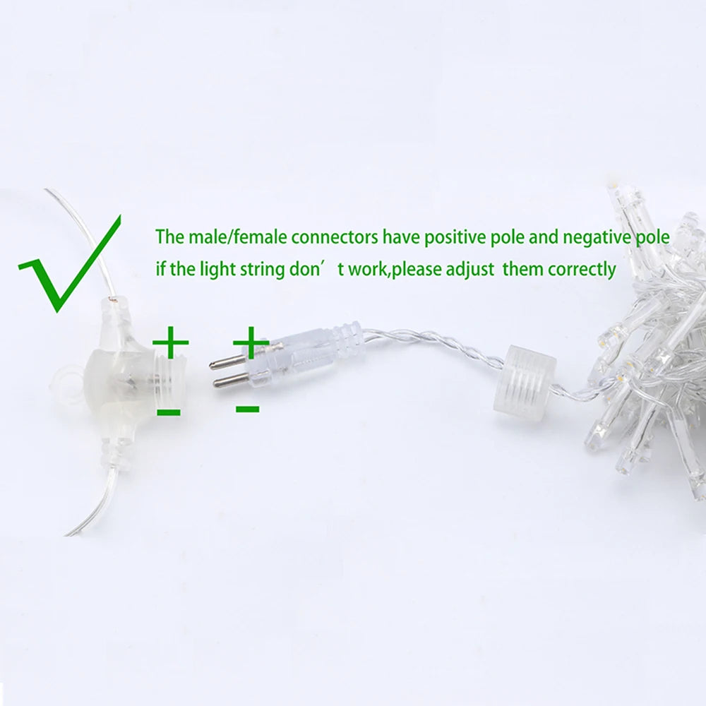 LED Icicle String Lights – Christmas & Party Decor