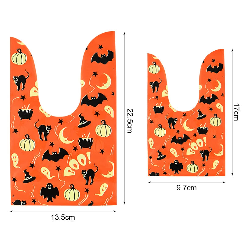 Halloween Pumpkin & Rabbit Ear Candy Bags – Gift Packaging for Kids (25/50pcs)