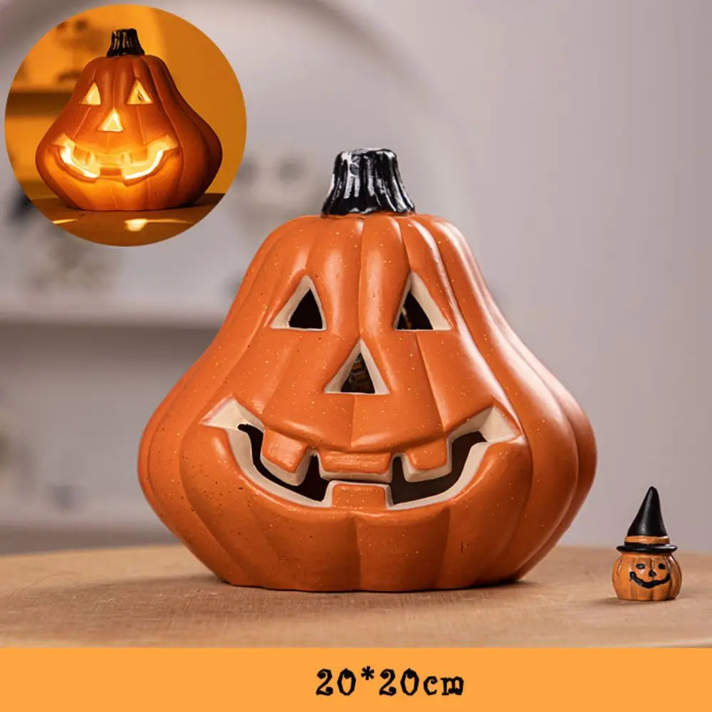 Halloween Glow Pumpkin Lamp Decoration