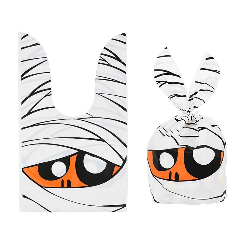 Halloween Pumpkin & Rabbit Ear Candy Bags – Gift Packaging for Kids (25/50pcs)