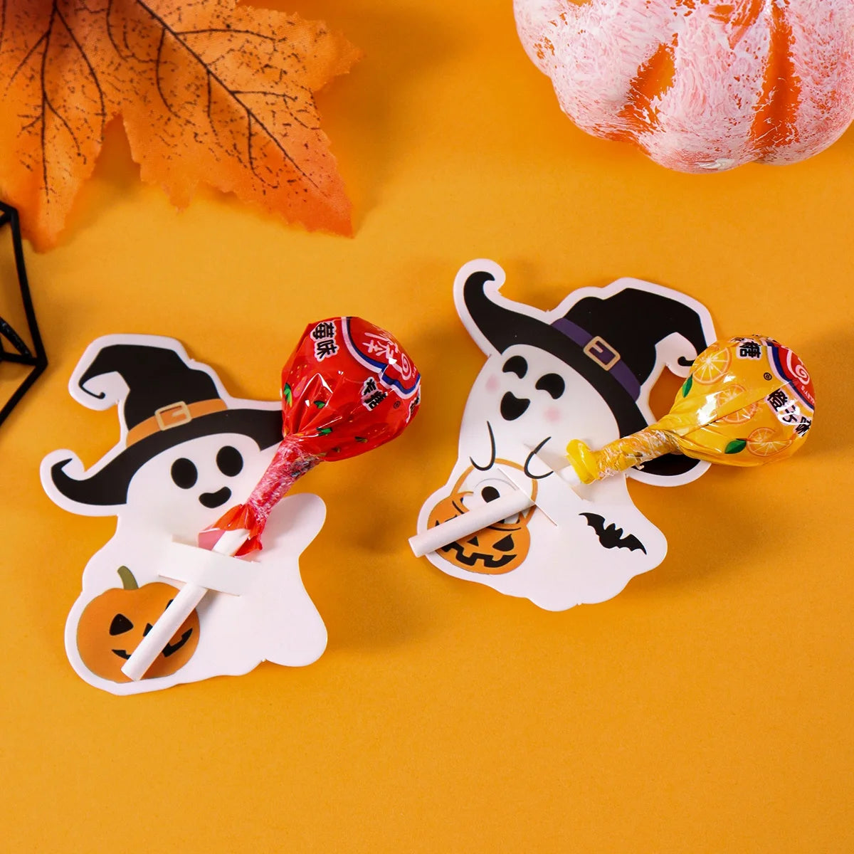 Halloween Lollipop Holder Cards – 48pcs