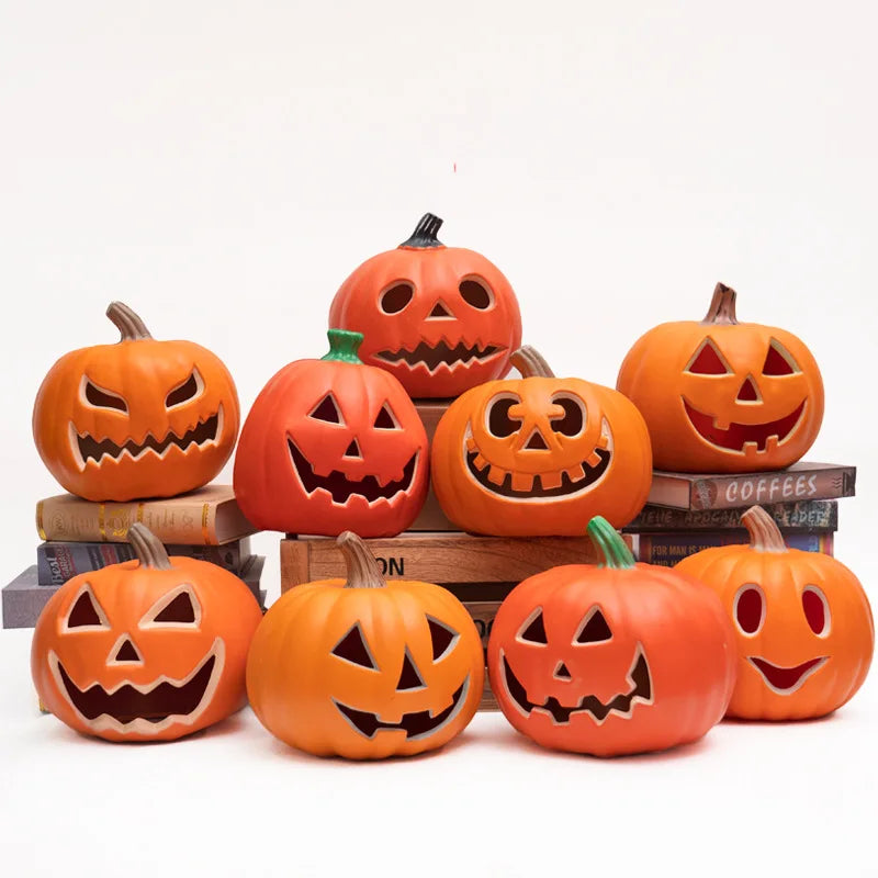Halloween Glow Pumpkin Lamp Decoration