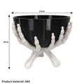 Gothic Skeleton Hands Halloween Candy Bowl – Spooky Home Decor Organizer