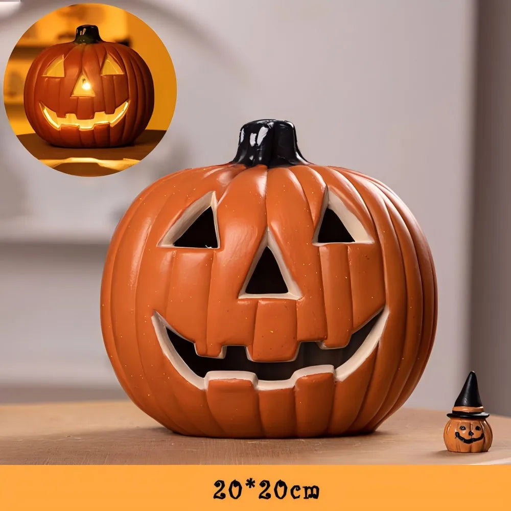 Halloween Glow Pumpkin Lamp Decoration