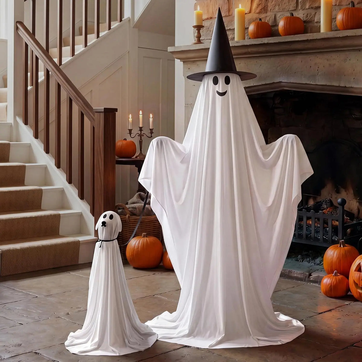 Halloween LED Ghost Yard Decorations – 2pcs
