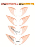 Cosplay Fairy Pixie Elf Ears – 1/2/4 Pairs