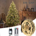 LED Cluster Fairy String Lights – Green Wire Christmas & Party Decor