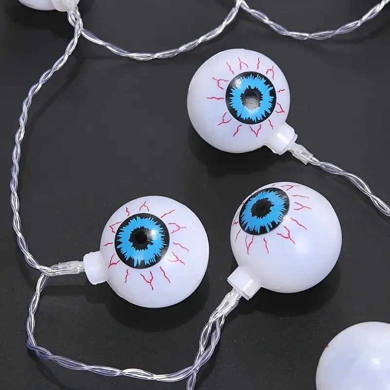 Eyeball LED String Lights – Halloween Spooky Fairy Lights
