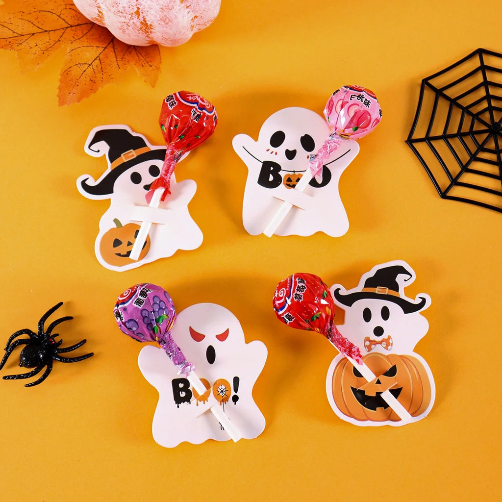 Halloween Lollipop Holder Cards – 48pcs