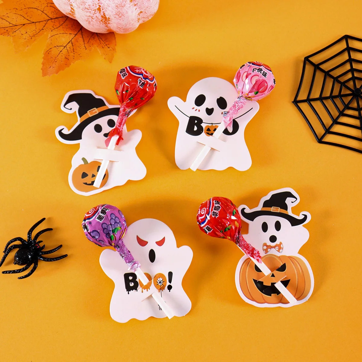 Halloween Lollipop Holder Cards – 48pcs