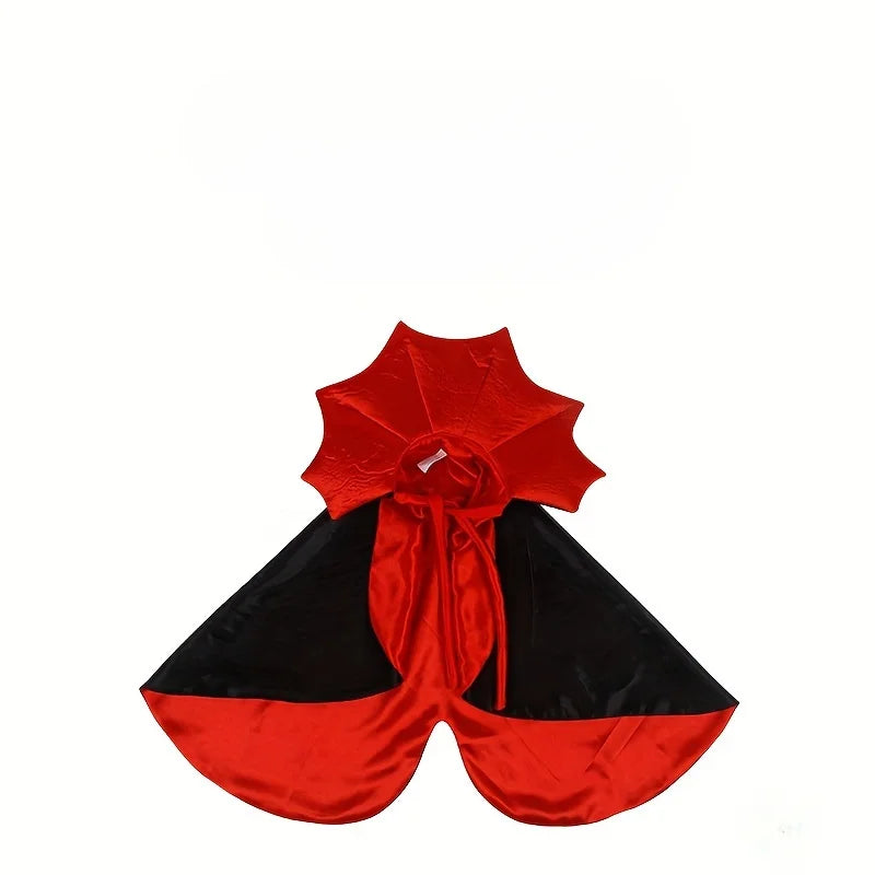 Halloween Vampire Cat Costume – Spooky Cloak & Hat Pet Dress-Up Set