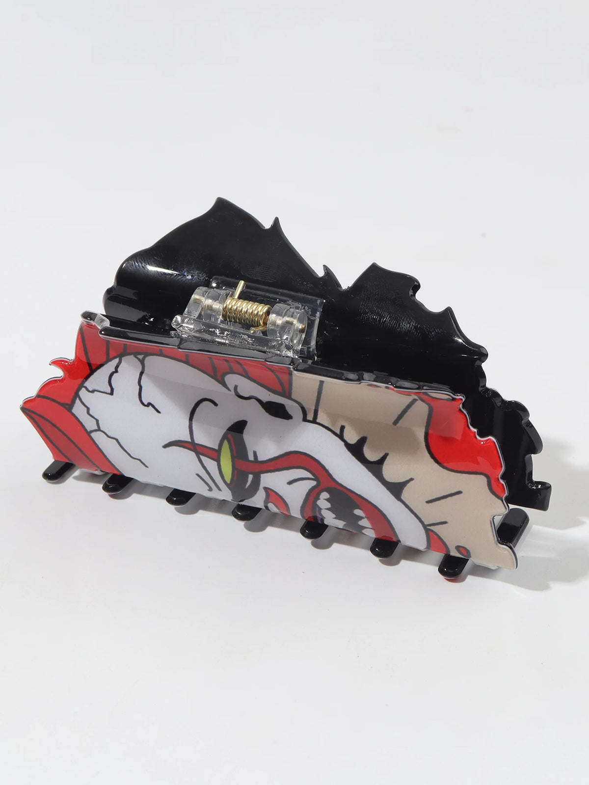 Halloween Horror Grimace Hair Shark Clip – Spooky Grip Hairpin