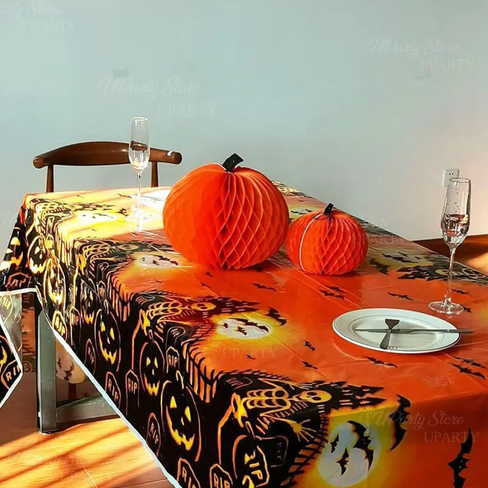 Pumpkin Honeycomb Party Decorations – 3/6pcs