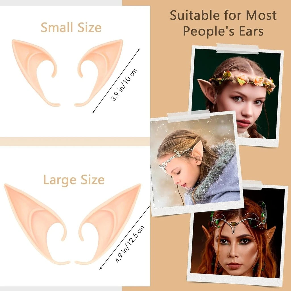Cosplay Fairy Pixie Elf Ears – 1/2/4 Pairs