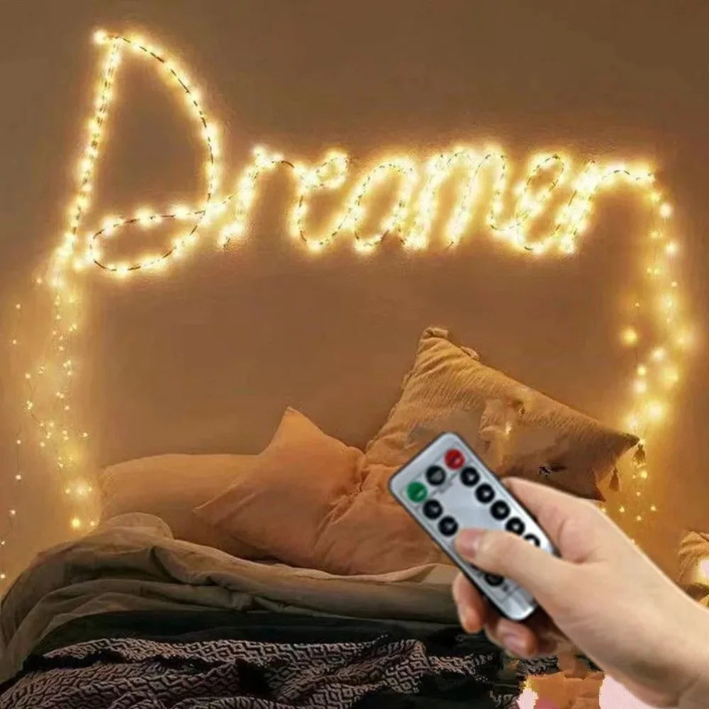 Festoon LED Fairy String Lights with Remote – Battery Powered
