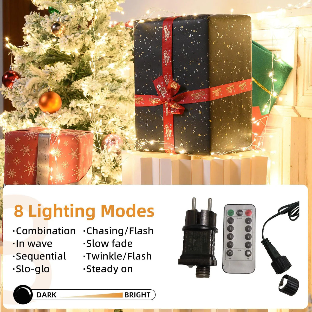 LED Firecracker String Lights – Christmas & Party Decor