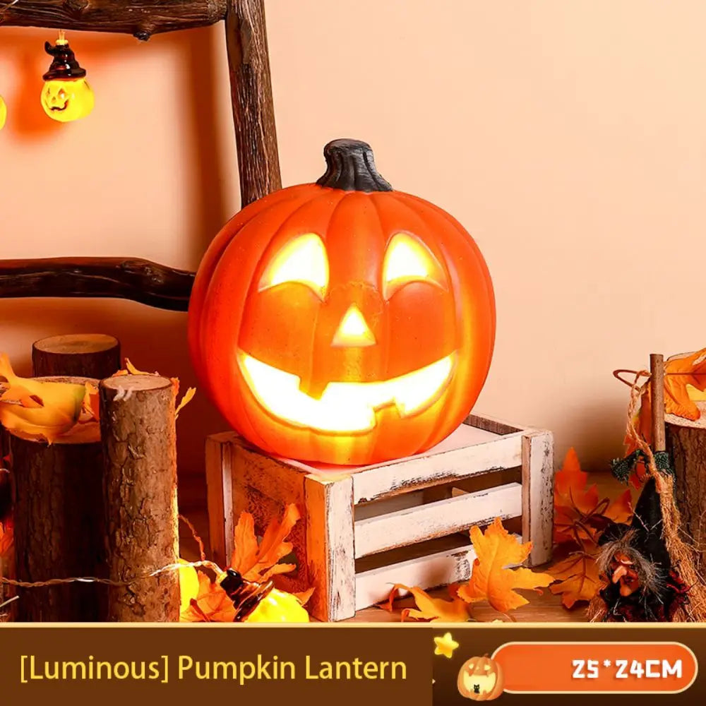 Halloween Glow Pumpkin Lamp Decoration