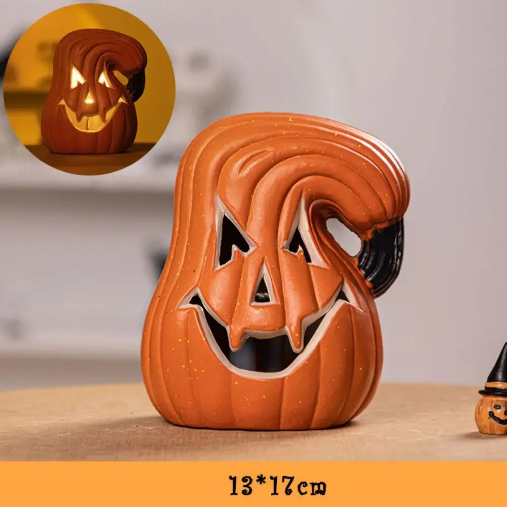 Halloween Glow Pumpkin Lamp Decoration