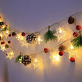 Christmas LED String Lights – Santa, Elk & Snowman Ornaments