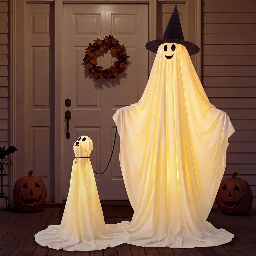 Halloween LED Ghost Yard Decorations – 2pcs