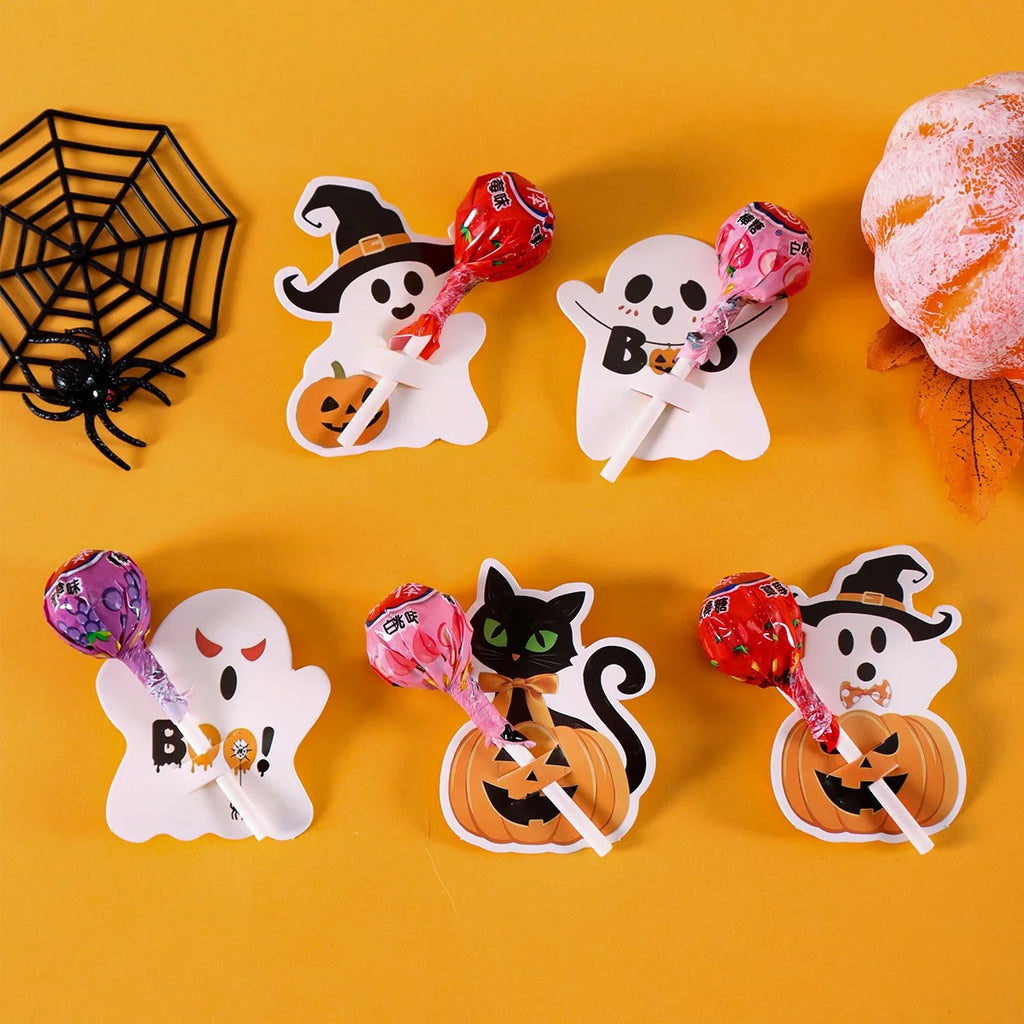 Halloween Lollipop Holder Cards – 48pcs