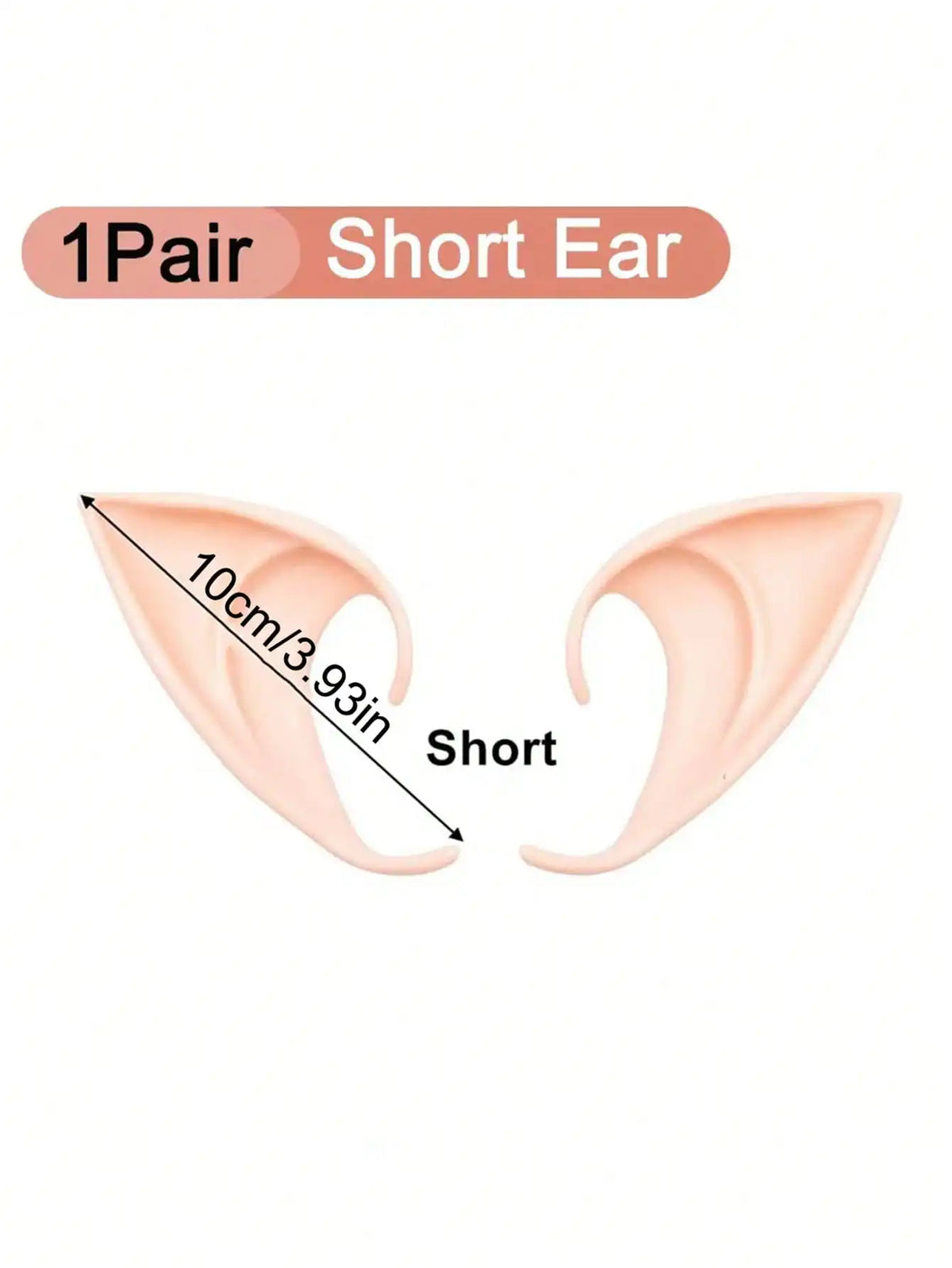 Cosplay Fairy Pixie Elf Ears – 1/2/4 Pairs