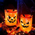 LED Glowing Pumpkin Candy Bag – Reusable Halloween & Christmas Treat Bag
