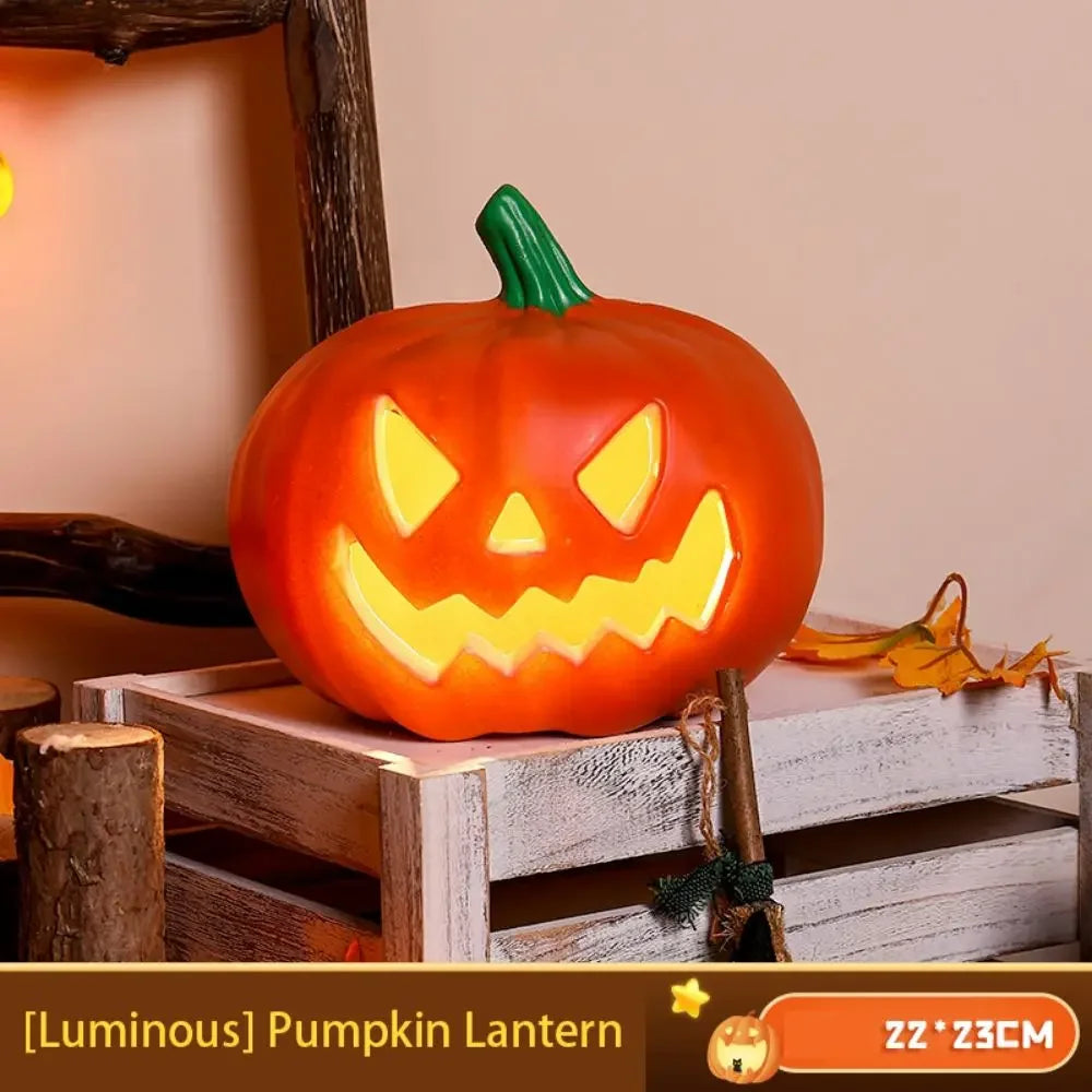 Halloween Glow Pumpkin Lamp Decoration