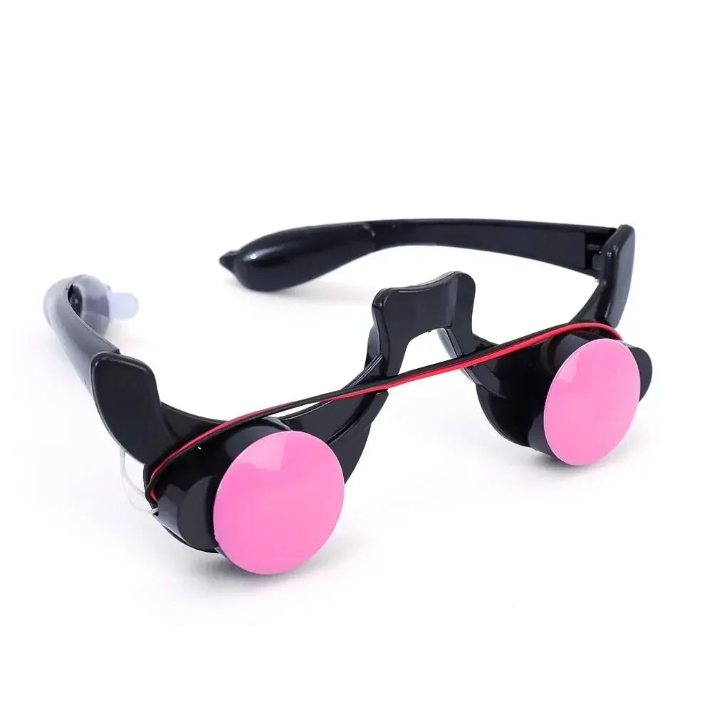 Halloween Glow-in-the-Dark Red Eye Glasses – Scary Costume Party Prop