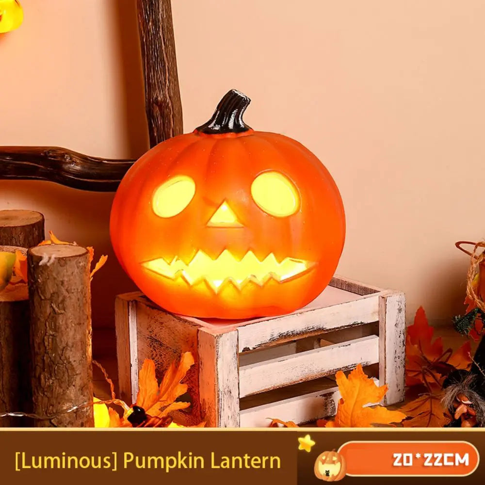 Halloween Glow Pumpkin Lamp Decoration