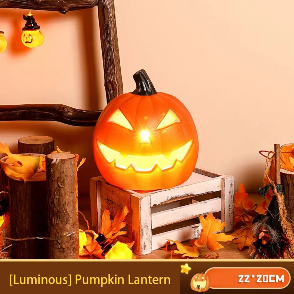 Halloween Glow Pumpkin Lamp Decoration